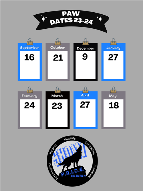 PAW Dates 23